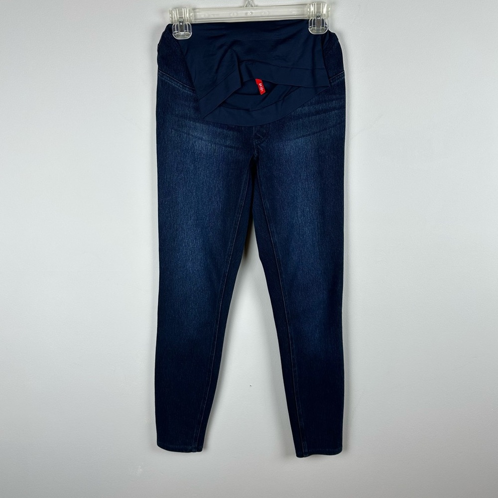 Spanx maternity skinny stretchy pull on jeans size S